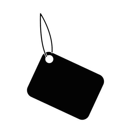christmas shopping tag isolated icon vector illustration designのイラスト素材