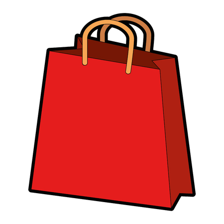 Shopping bag isolated icon vector illustration designのイラスト素材