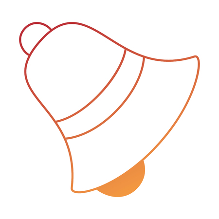 christmas bell hanging icon vector illustration designのイラスト素材