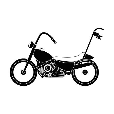 Motorcycle icon.のイラスト素材