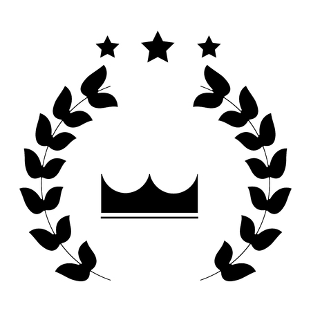 award crown wreath laurel honor sport vector illustrationのイラスト素材