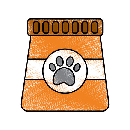 package food pet animal nutrition vector illustrationのイラスト素材