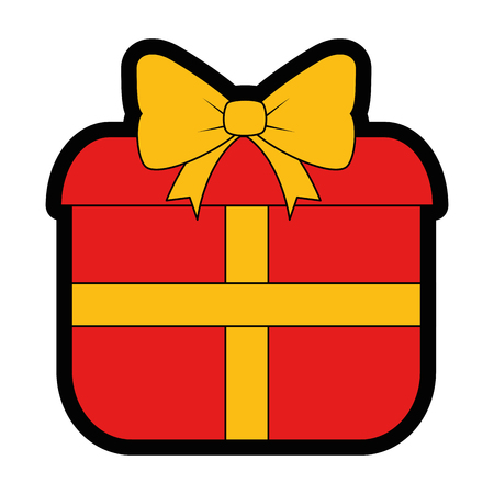 gift box present icon vector illustration designのイラスト素材