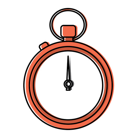clock time stopwatch business icon vector illustrationのイラスト素材