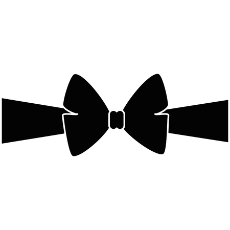 Bowtie ribbon isolated icon vector illustration designのイラスト素材