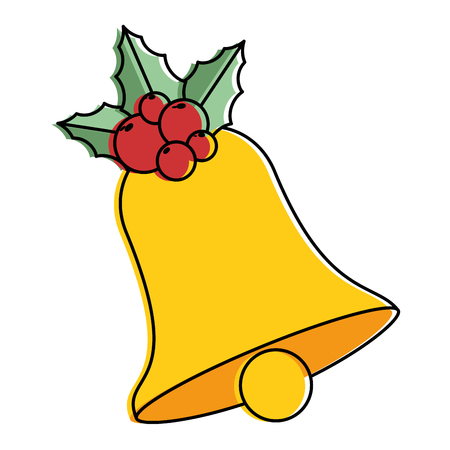 christmas ball hanging icon vector illustration designのイラスト素材