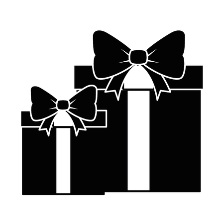 gifts boxes presents icon vector illustration designのイラスト素材