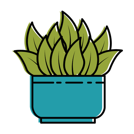 house plant in pot vector illustration designのイラスト素材