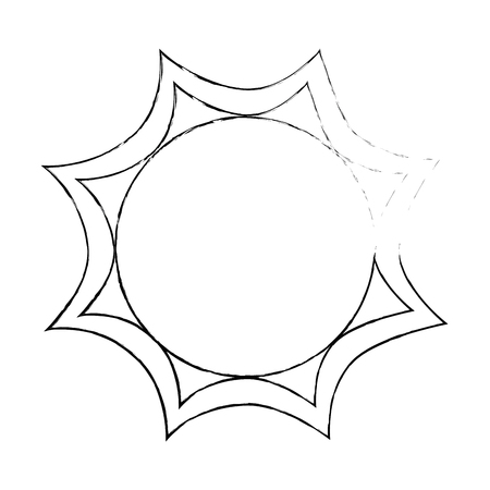 summer sun isolated icon vector illustration designのイラスト素材