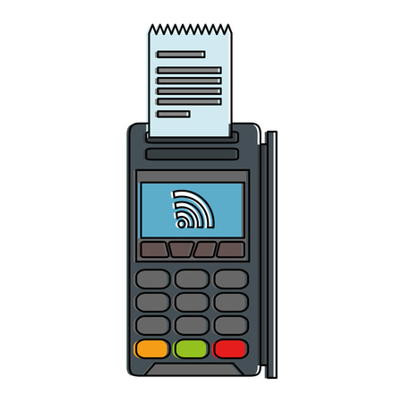 Credit machine card illustration design.のイラスト素材