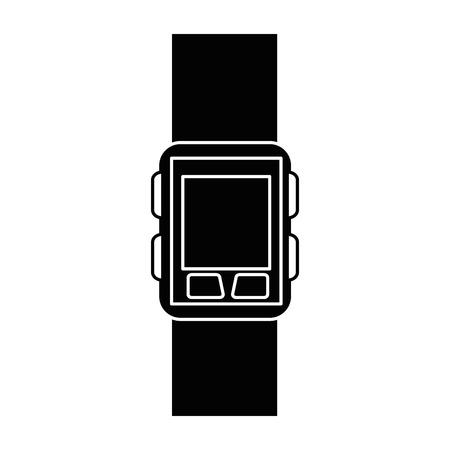 smart watch isolated icon vector illustration designのイラスト素材