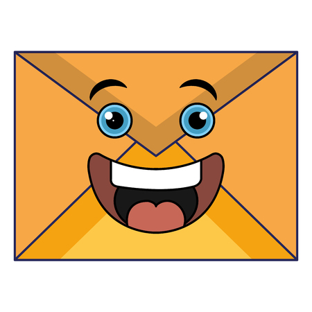 mail envelope isolated icon vector illustration designのイラスト素材