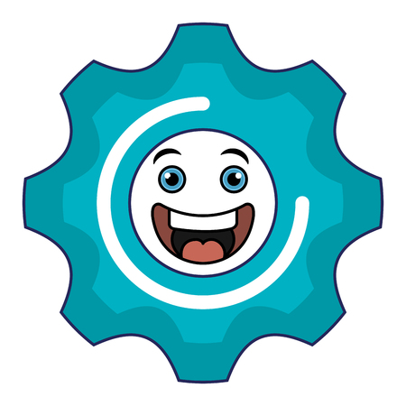 Gear machine isolated icon vector illustration designのイラスト素材
