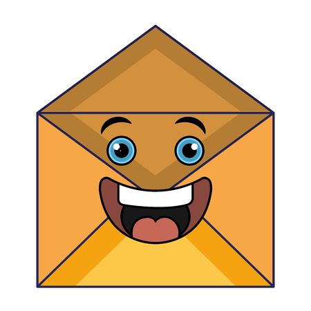 mail envelope isolated icon vector illustration designのイラスト素材