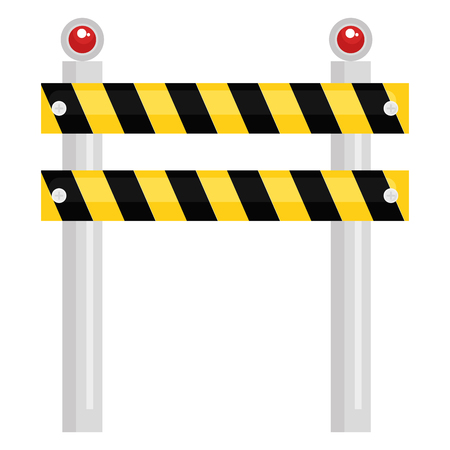 Construction fence isolated icon  illustration design.のイラスト素材