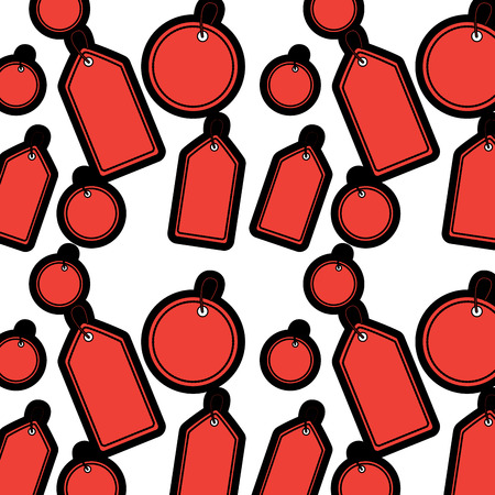 Price or gift tag pattern image vector illustration designのイラスト素材