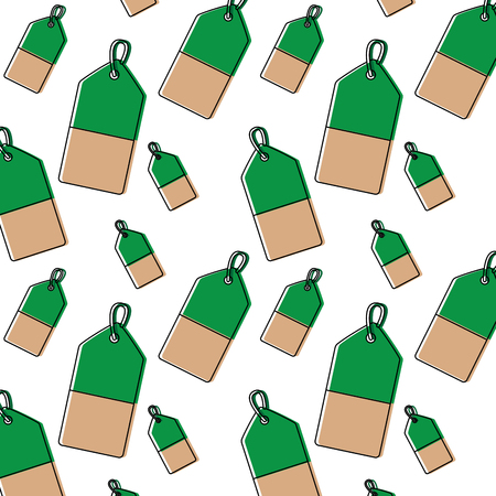 Price or gift tag pattern image vector illustration design.のイラスト素材