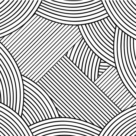 Abstract adult coloring art vector illustration design.のイラスト素材