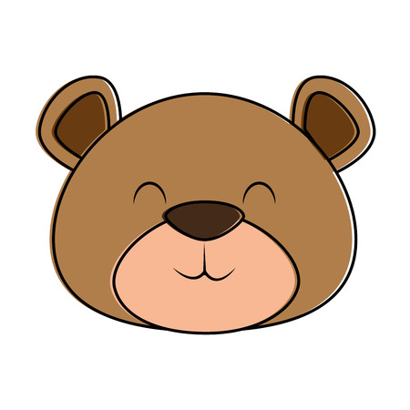 Cute bear teddy icon. Vector illustration design.のイラスト素材