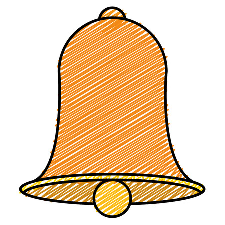 Christmas bell decorative icon. Vector illustration design.のイラスト素材