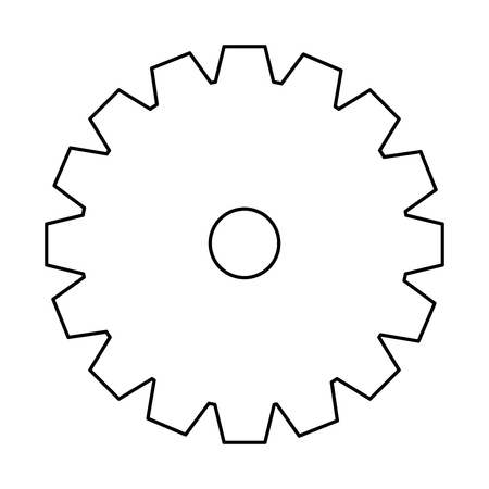 gears machine isolated icon vector illustration designのイラスト素材
