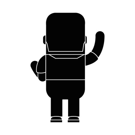 funny man avatar character vector illustration designのイラスト素材