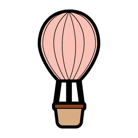 air ballon romantic decoration image vector illustrationのイラスト素材