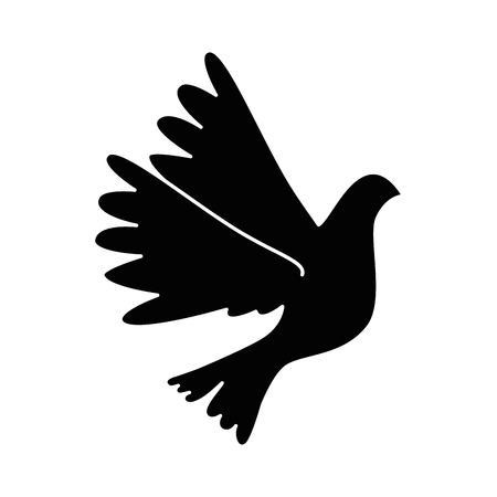 Bird flying iconのイラスト素材