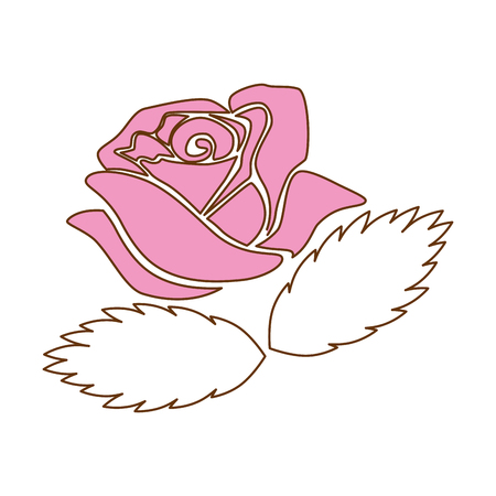 Beautiful rose iconのイラスト素材
