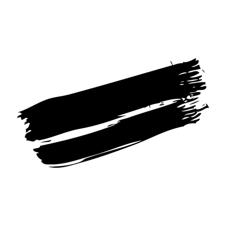 ink brush stroke grunge hand painted vector illustrationのイラスト素材