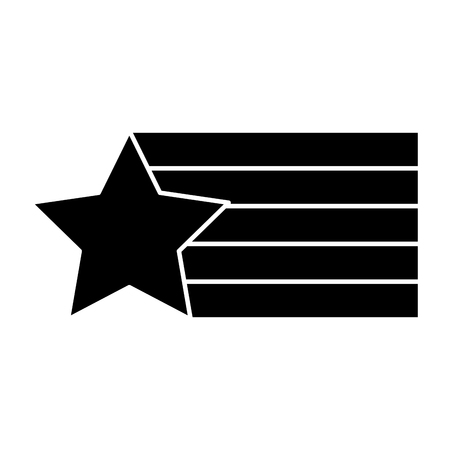 star flag stripe design creative vector illustration pictogram designのイラスト素材