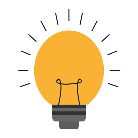 Bulb light isolated icon vector illustration designのイラスト素材