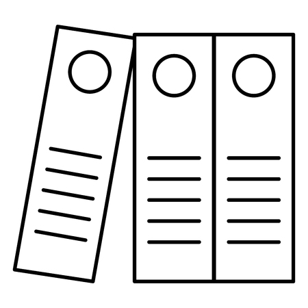 A document organizer books icon vector illustration designのイラスト素材