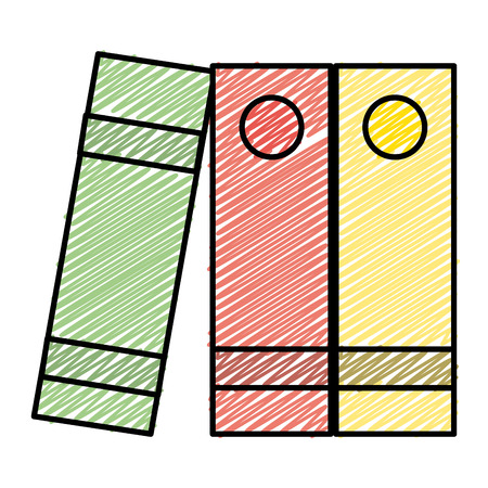 Document organizer books icon vector illustration designのイラスト素材