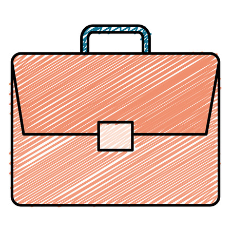 portfolio briefcase isolated icon vector illustration designのイラスト素材