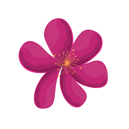 cute flower decorative icons vector illustration designのイラスト素材