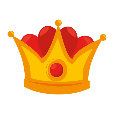 king crown isolated icon vector illustration designのイラスト素材