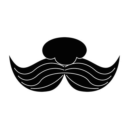 mustache with nose icon vector illustration designのイラスト素材