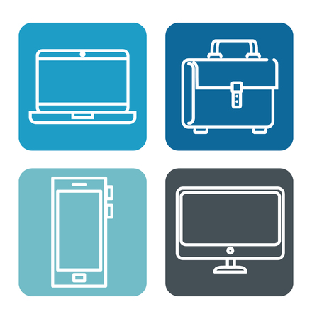 success business set icons vector illustration designのイラスト素材