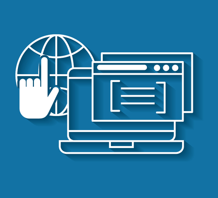 A success business set icons vector illustration designのイラスト素材