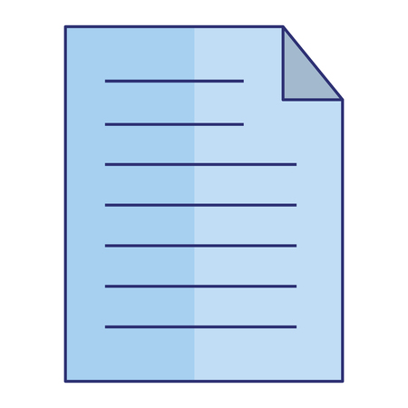 paper document isolated icon vector illustration designのイラスト素材