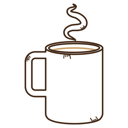 coffee cup hot icon vector illustration designのイラスト素材
