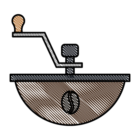 Coffee grinder machine icon vector illustration designのイラスト素材