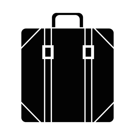 Suitcase bag isolated icon vector illustration designのイラスト素材