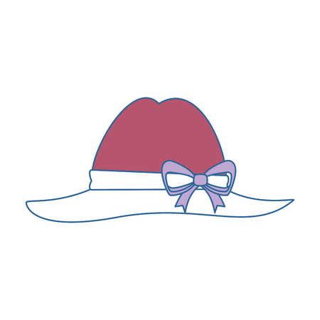 summer female hat icon vector illustration designのイラスト素材