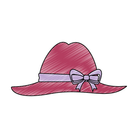 summer female hat icon vector illustration designのイラスト素材