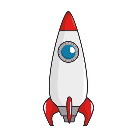 rocket launcher isolated icon vector illustration designのイラスト素材