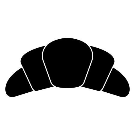 Delicious croissant bread icon vector illustration designのイラスト素材