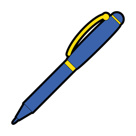 pen writer isolated icon vector illustration designのイラスト素材