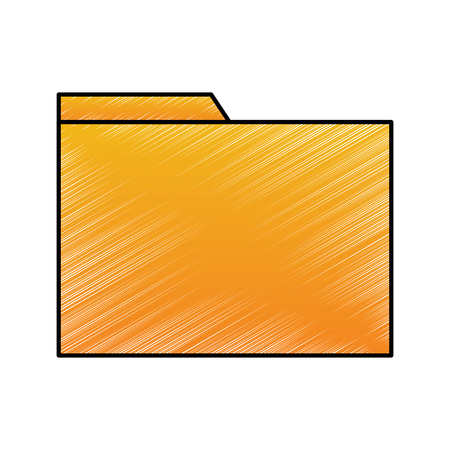 Folder file documente archive office technology vector illustration drawing designのイラスト素材
